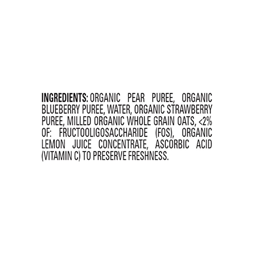 Happy Baby Pear Blueberry Strawberry Oat 16/4 Oz [UNFI #64446]