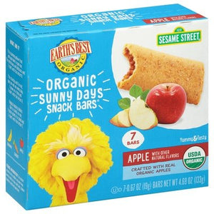 Earths Best Sunny Days,Apple Bars 6/4.69 Oz [UNFI #18095]