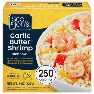 Scott & Jons Garlic Butter Shrimp 6/9.6 Oz [UNFI #59360]