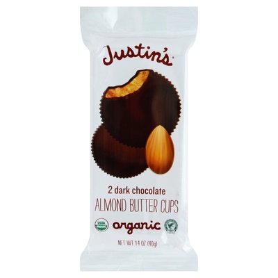 Justins Dark Chocolate Almond 12/1.4 Oz [UNFI #18778]