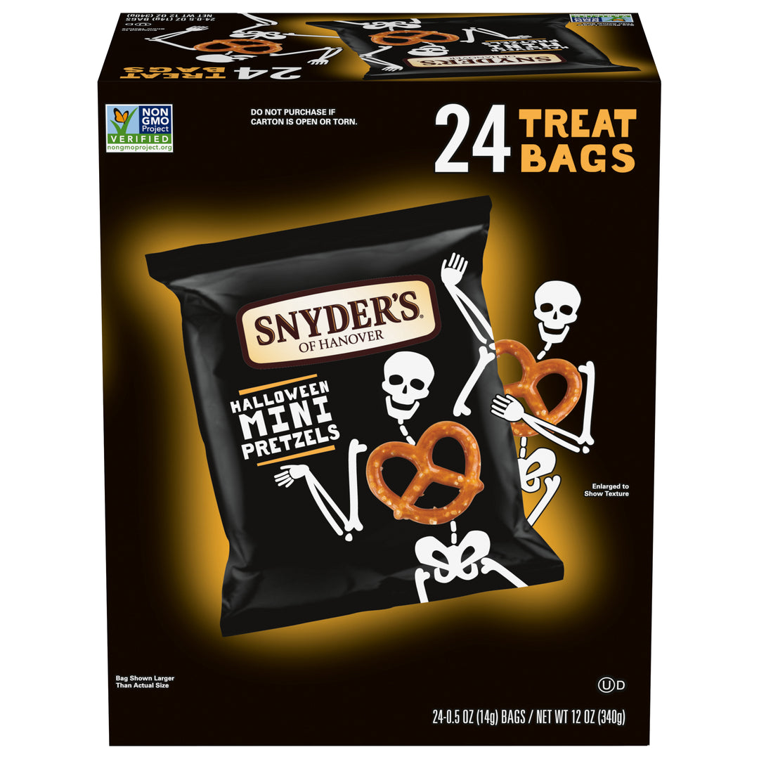 Snyders Of Hanover Halloween Mini 24 Count 4/12 Oz [UNFI #37593]