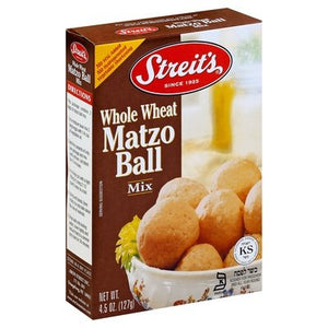 Streits Matzo Ball Mix Whole Wheat 12/4.5 Oz [UNFI #32514]