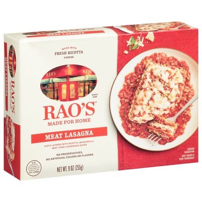 Raos Meat Lasagna 8/8.9 Oz [UNFI #45317]
