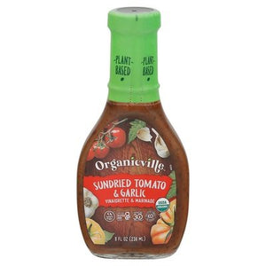 Organicville Sundried Tomato & Garlic Vinaigrette 6/8 Oz [UNFI #26695]