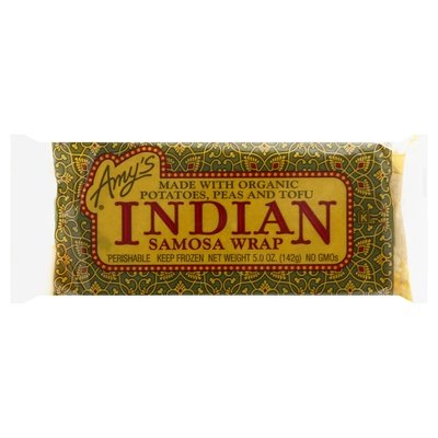Amys Wrap Indian Somosa 12/5 Oz [UNFI #70257]