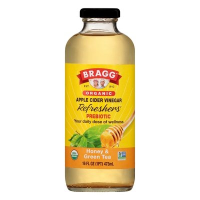 Bragg Honey Green Tea Refreshers 12/16 Oz [UNFI #73266]