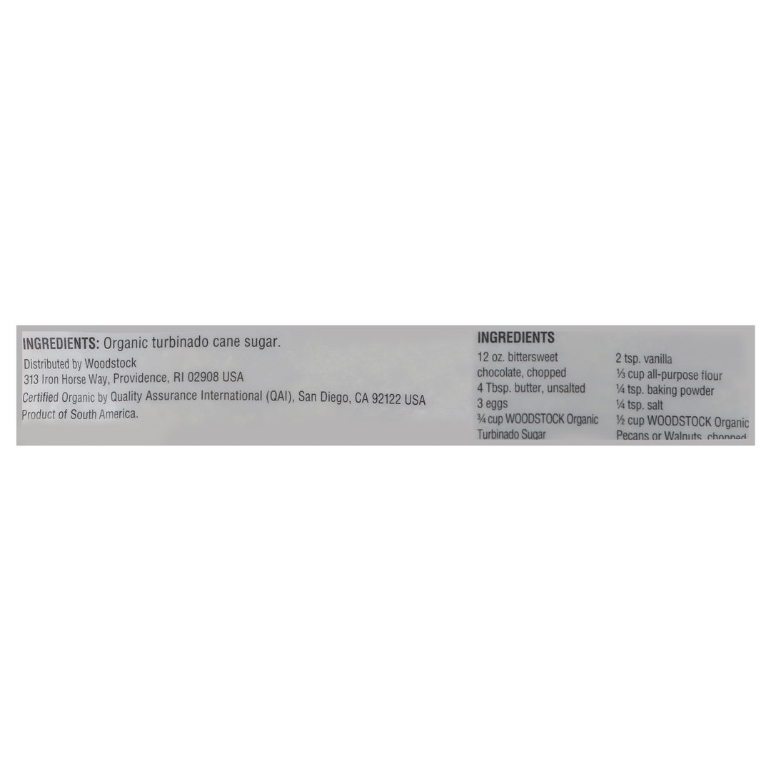 Woodstock Turbinado 12/16 Oz [UNFI #21887]