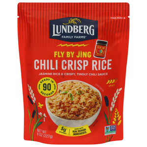 Lundberg Family Farms Chili Crisp Jasmine Rice 6/8 OZ [UNFI #07489]