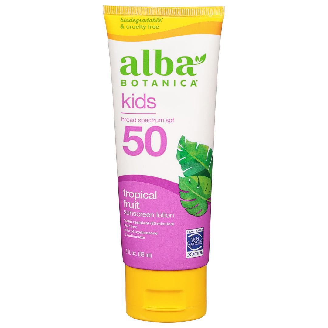Alba Botanica Sunscreen Lotion Kids SPF 50 3 OZ [UNFI #87097] T