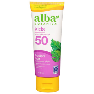 Alba Botanica Sunscreen Lotion Kids SPF 50 3 OZ [UNFI #87097] T