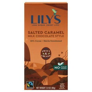 Lilys Caramelized & Salted Milk Bar 12/2.80Oz [UNFI #35299]