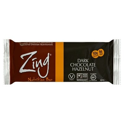 Zing Bar Dark Chocolate Hazelnut 12/1.76 Oz [UNFI #25199]