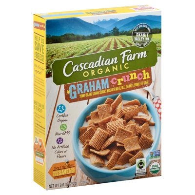 Cascadian Farm Graham Crunch 10/9.6 Oz [UNFI #67979]
