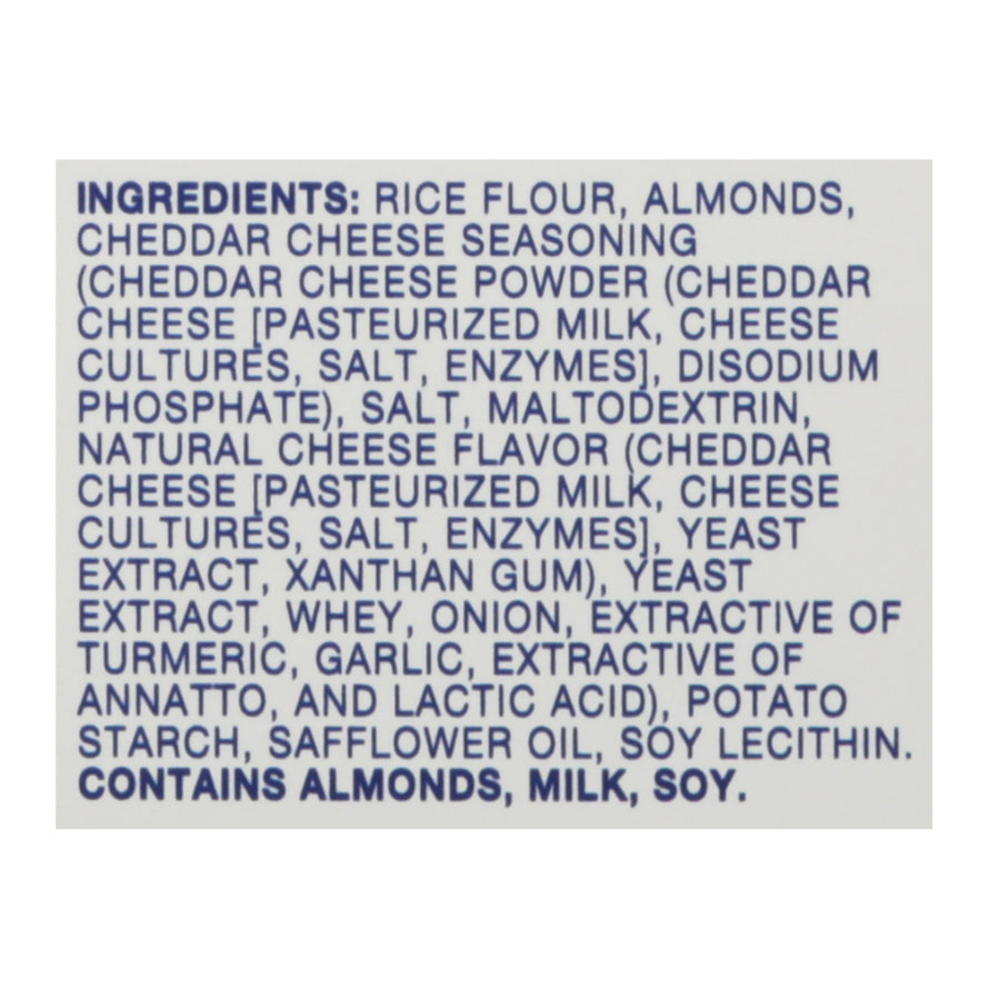 Blue Diamond Nut Thins Cheddar Cheese 6/7.7 Oz [UNFI #40477]