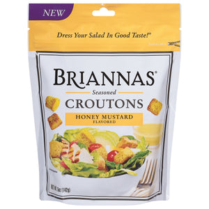 Briannas Honey Mustard Croutons 6/5 OZ [UNFI #51995]
