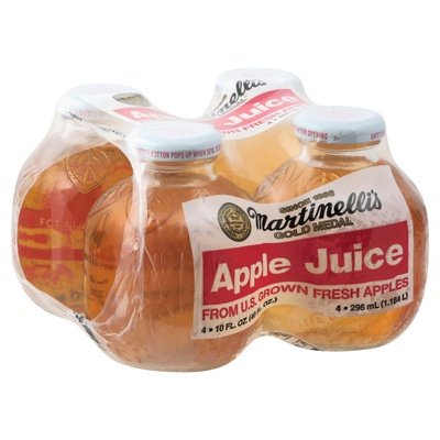 Martinellis Apple Juice Glass 6/4/10 Oz [UNFI #23377]