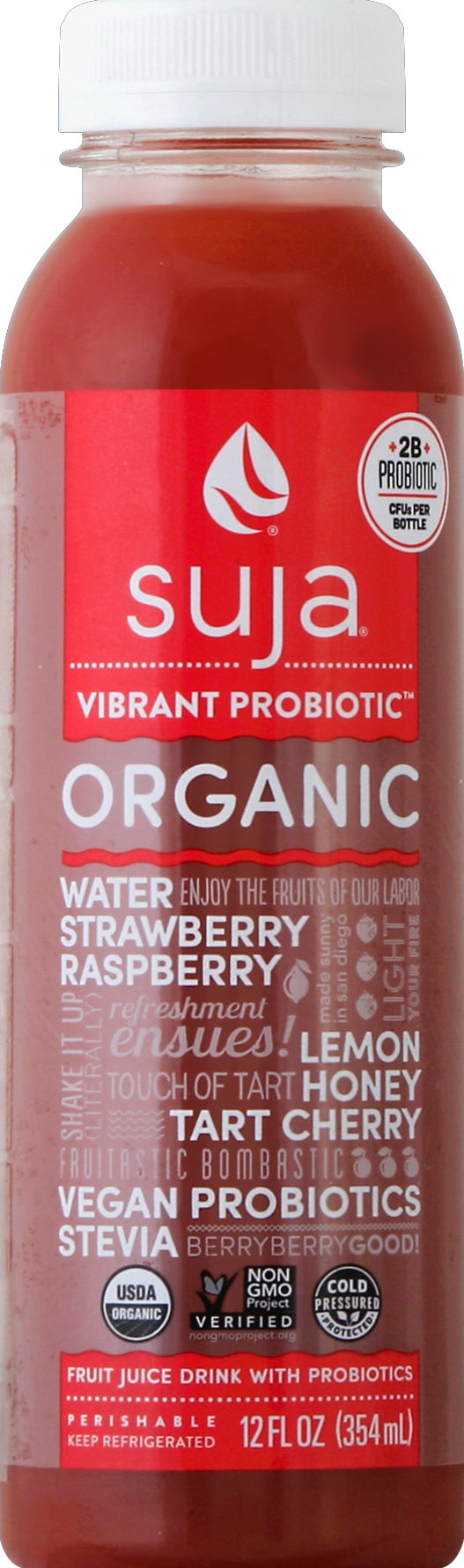 Suja Gut Health Berry Lemon Juice 6/12 Oz [UNFI #20748]
