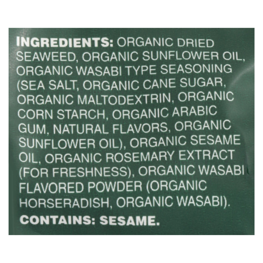 Bibigo Seaweed Snack Wasabi 12/.35 Oz [UNFI #55868]