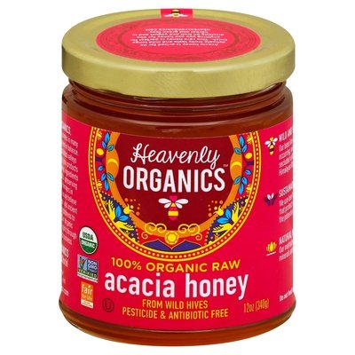 Heavenly Organics Raw Acacia Honey 6/12 Oz [UNFI #30599]