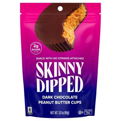 Skinnydipped Dark Chocolate Pnut Btr Cup 10/3.17 Oz [UNFI #39111]