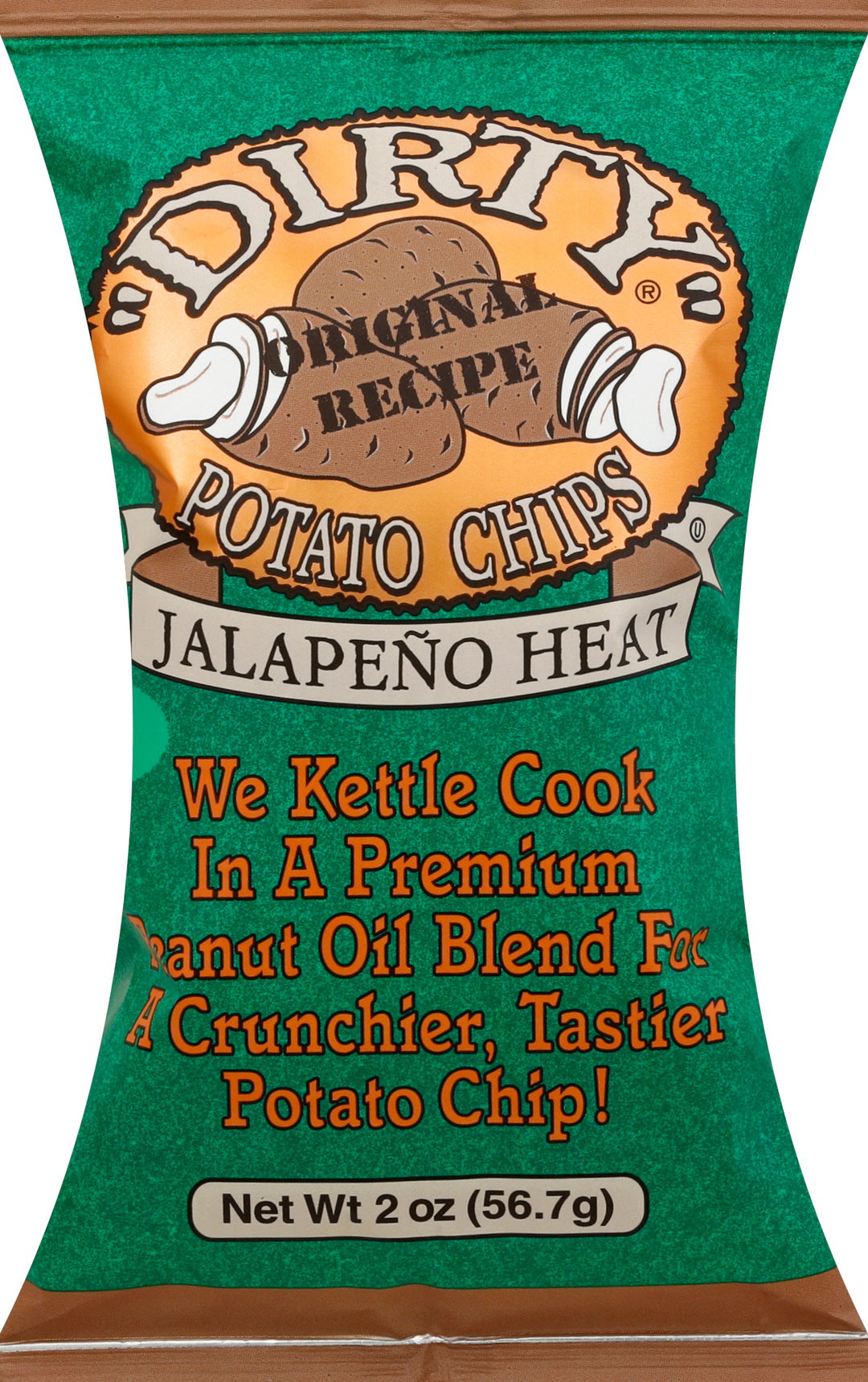 Dirty Potato Chips Jalapeno Heat 25/2 Oz [UNFI #05965]
