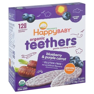 Happy Baby Blueberry & Purple Carrot 6/1.7 Oz [UNFI #58767]