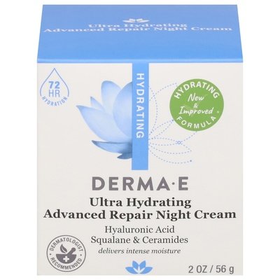 Derma E Ultra Hydrating Advanced Repair Night Cream 2 Oz [UNFI #82454] T