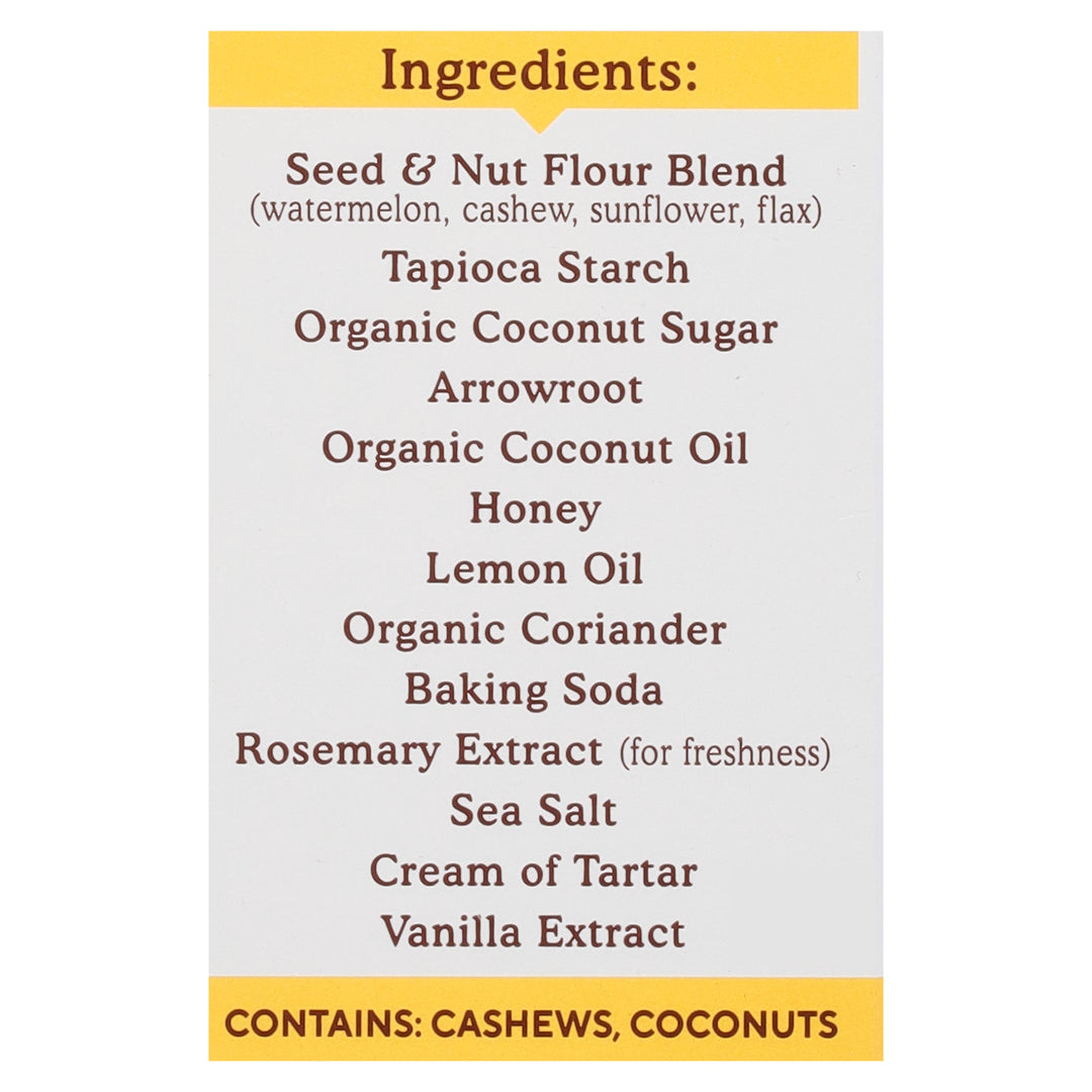 Simple Mills Lemon Sweet Thins 6/4.25 Oz [UNFI #43701]