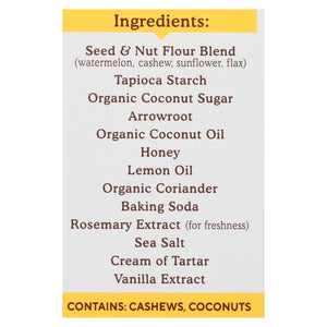 Simple Mills Lemon Sweet Thins 6/4.25 Oz [UNFI #43701]