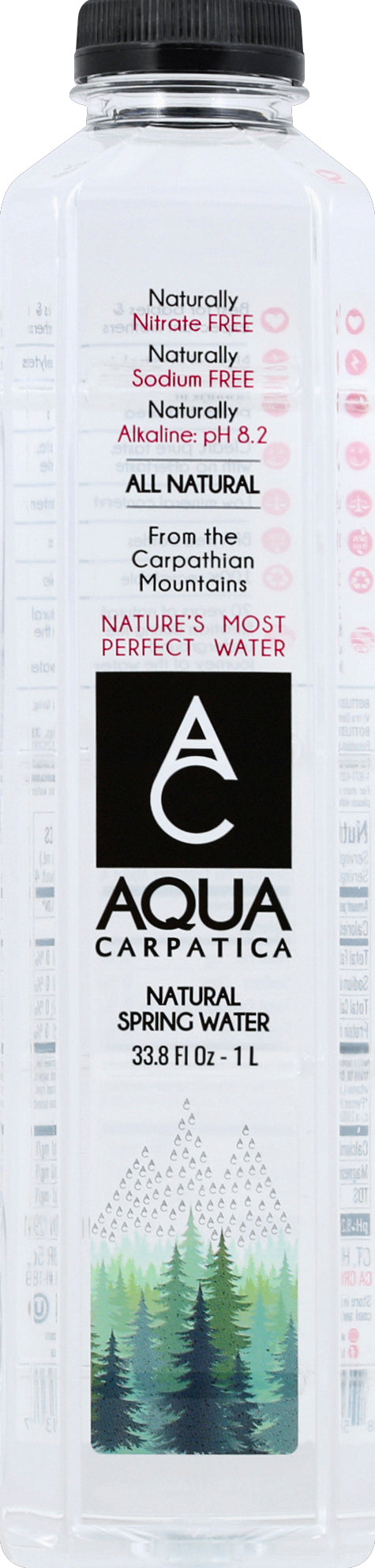 Aqua Carpatica Natural Spring Water 12/33.8 Z [UNFI #42807]