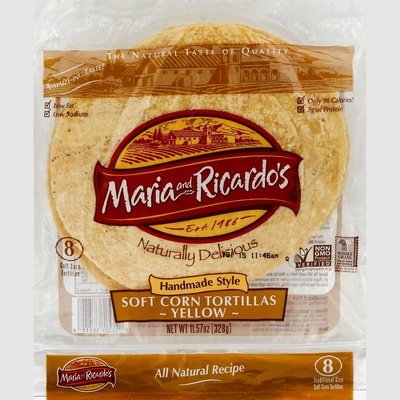 Maria And Ricardos Soft Yellow Corn 6In 14/8 Ct [UNFI #75430]