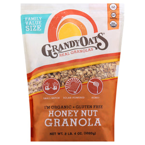 Grandy Organics Honey & Nut Granola Og2 4/36 OZ [UNFI #03502]