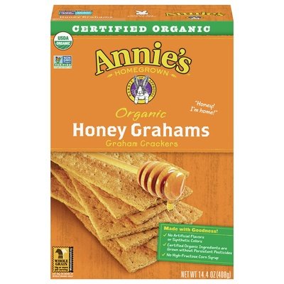 Annies Homegrown Honey Grahams 12/14.4 Oz [UNFI #33657]