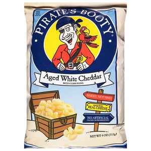 Pirates Booty Aged White Cheddar Gluten Free 12/4 Oz [UNFI #73368]