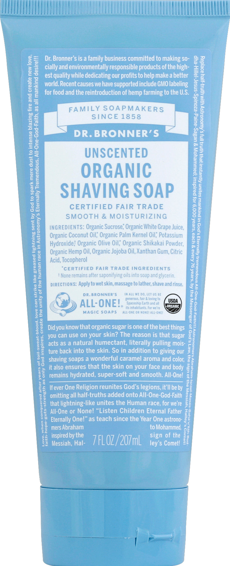 Dr. Bronners Baby Unscented 7 Oz [UNFI #83878] T