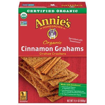 Annies Homegrown Cinnamon Grahams 12/14.4 Oz [UNFI #33658]