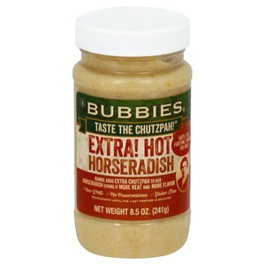 Bubbies Horseradish Extra Hot 6/8 Oz [UNFI #36610]