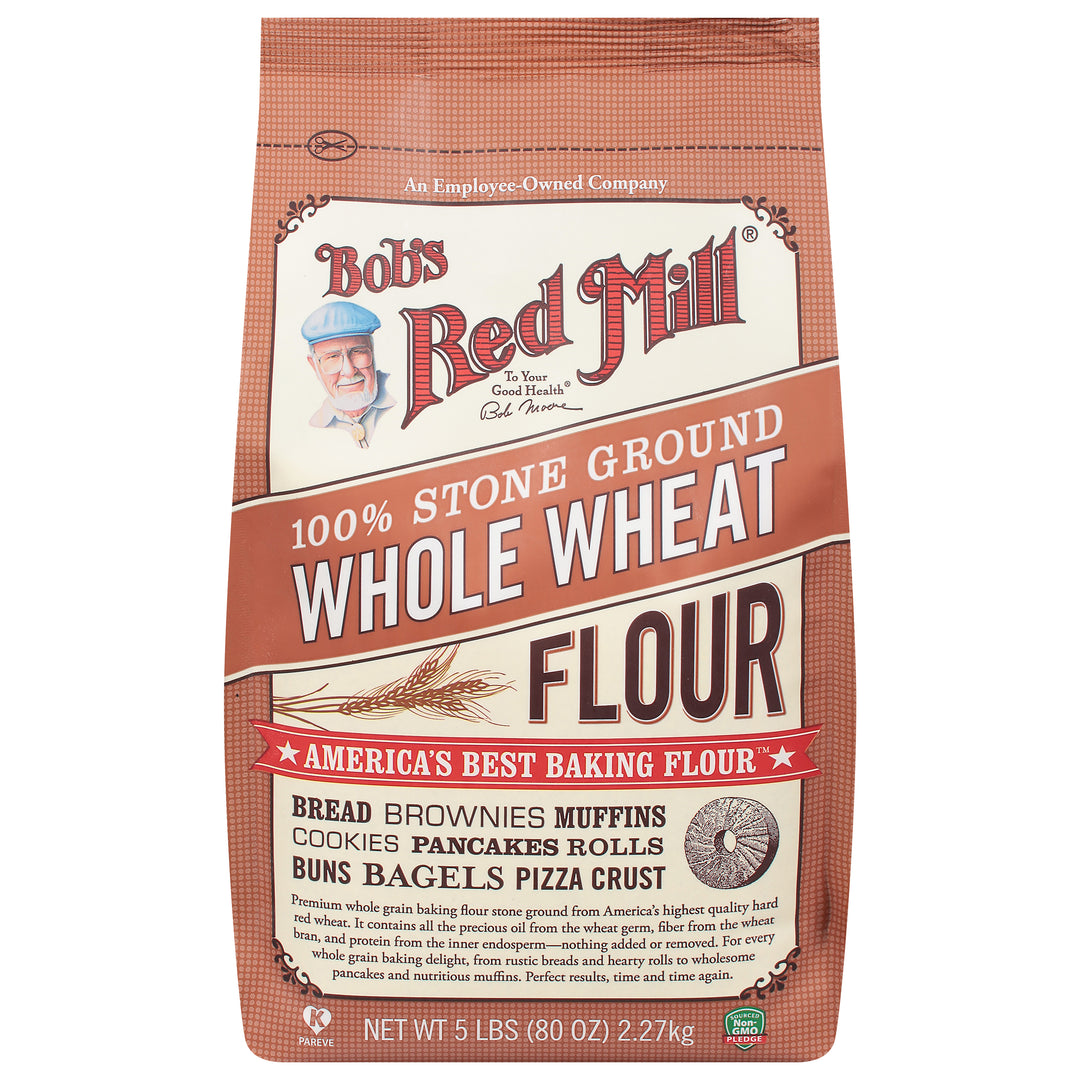 Bobs Red Mill Whole Wheat Flour 8/5 Lb [UNFI #54718]