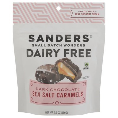 Sanders Dark Chocolate Sea Salt 6/5.5 Oz [UNFI #23243]