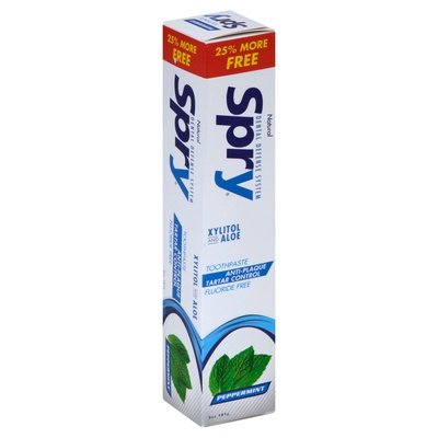 Spry Peppermint No Flouride 5 Oz [UNFI #27167] T
