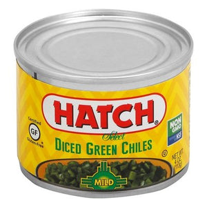 Hatch Chile Green Chilies Mild Diced 24/4 Oz [UNFI #50113]