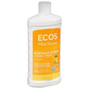 Ecos Non-Abrasive Creamy Lemon Liquid 6/17 Oz [UNFI #60773] T