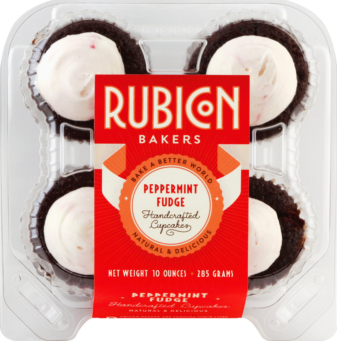 Rubicon Bakery Peppermint Fudge/4 Pk 12/10 Oz [UNFI #40426]