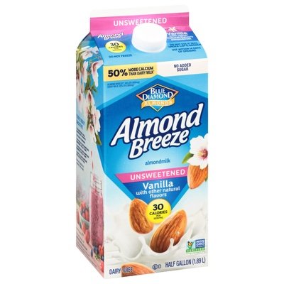 Almond Breeze Vanilla Unsweetened 6/64 Oz [UNFI #11262]