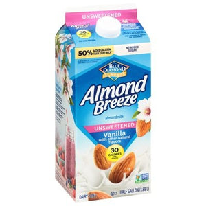 Almond Breeze Vanilla Unsweetened 6/64 Oz [UNFI #11262]