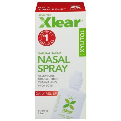 Xlear Sinus Nasal Spray Single .75 Oz [UNFI #88602] T