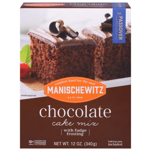 Manischewitz Cake Mix Chocolate 12/12 Oz [UNFI #79255]