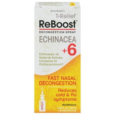 Reboost-Medinatura Decongestion Spray .68 Oz [UNFI #43028] T
