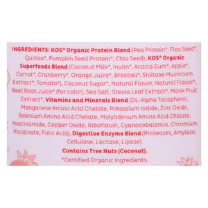Kos Strawberries & Cream 20.1 Oz [UNFI #28053] T