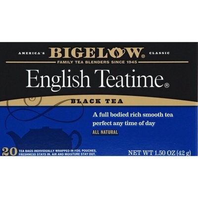 Bigelow English Tea Time 6/20 Bag [UNFI #28234]